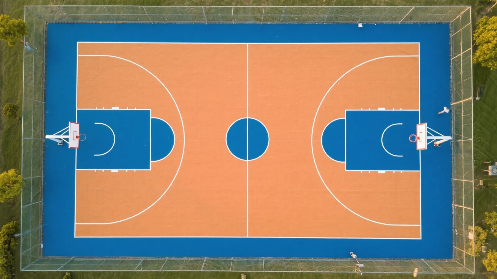 篮球场俯视图